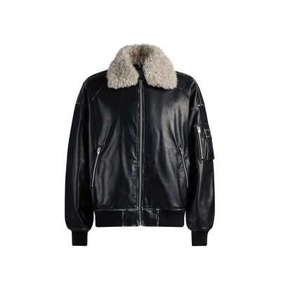 CHINISM赤尘可拆卸毛领MA1夹克