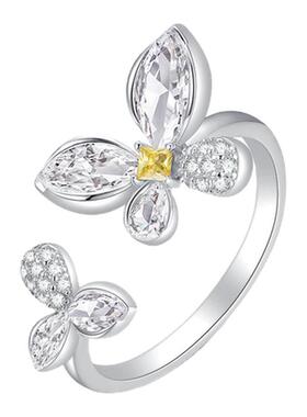 【生日礼物】周大生蝴蝶戒指