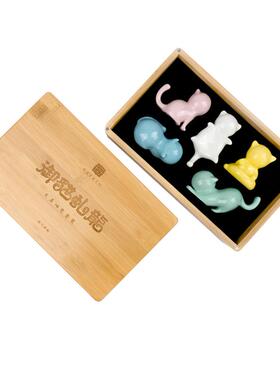 御猫毛笔桌面文创礼物小摆件