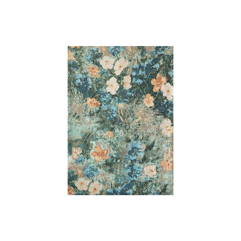 TaoMu蓝烟缀玉 新款手工diy挂毯画客厅餐厅卧室氛围感玄关装饰画