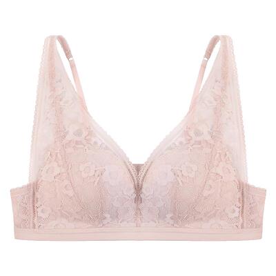 古今无钢圈深V聚拢薄款内衣