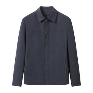 [三防科技]梦特娇衬衫外套商务男装2025秋季新款休闲夹克免烫J