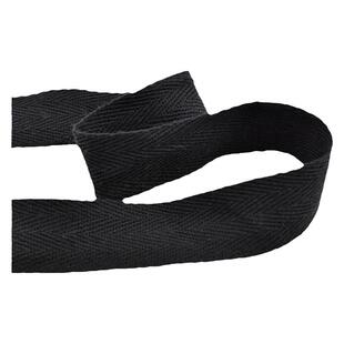 黑白色包边条布料人字斜纹织带滚边包边布棉带条绑带布条0.6-5cm