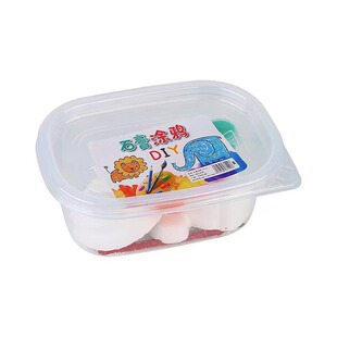 1盒儿童DIY石膏娃娃手工涂鸦画画彩绘幼儿园小玩具