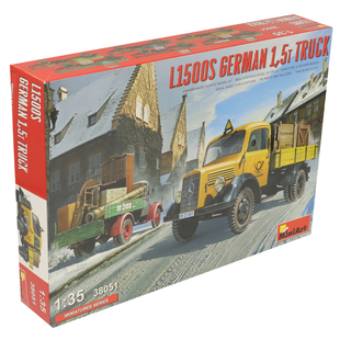 恒辉模型 MiniArt 38051 1/35 奔驰 L1500S 1.5吨卡车 拼装模型