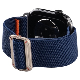 新年红｜匠戴适用苹果S11手表S10applewatch9表带编织iWatch8工装尼龙7舒适ultra3透气SE3男6高级5秋冬腕表带