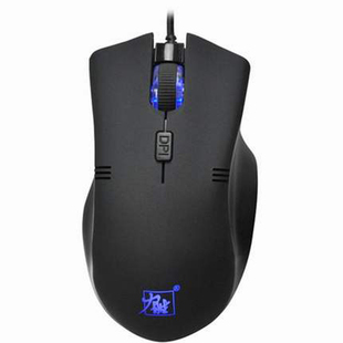 力胜DL-303有线USB电脑光学宽轮变速LOL游戏加重发光宏定义CF鼠标