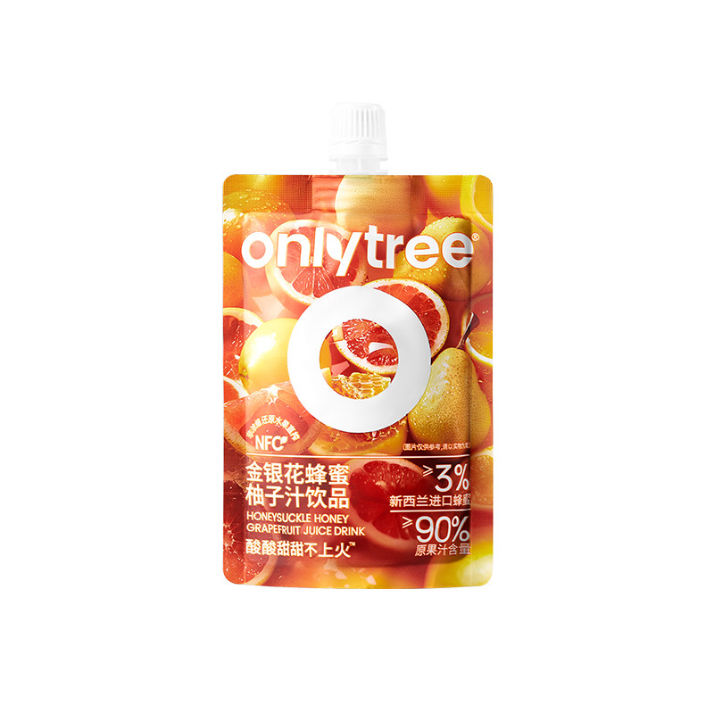 onlytree金银花蜂蜜柚子汁