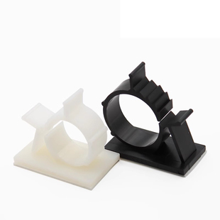 粘贴扣式线夹 可调式配线固定器尼龙粘式固定夹背胶线扣 LY-0810