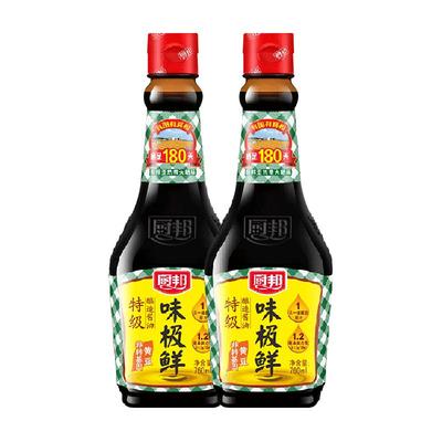 厨邦味极鲜酱油760ml*2瓶