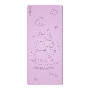 卡皮巴拉瑜伽垫儿童舞蹈专用垫女孩练中国舞专业防滑加厚练功垫子