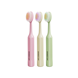 卡莎儿童牙刷软毛3-12岁宝宝专用山型阶梯凸面清洁换牙期乳牙刷