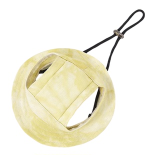 可爱露耳朵猫咪帽子夏季宠物防晒太阳帽英短德文猫帽子小猫渔夫帽