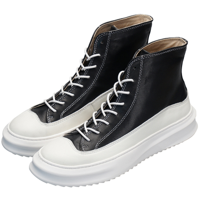 BLESSSHOE高街真皮厚底休闲鞋