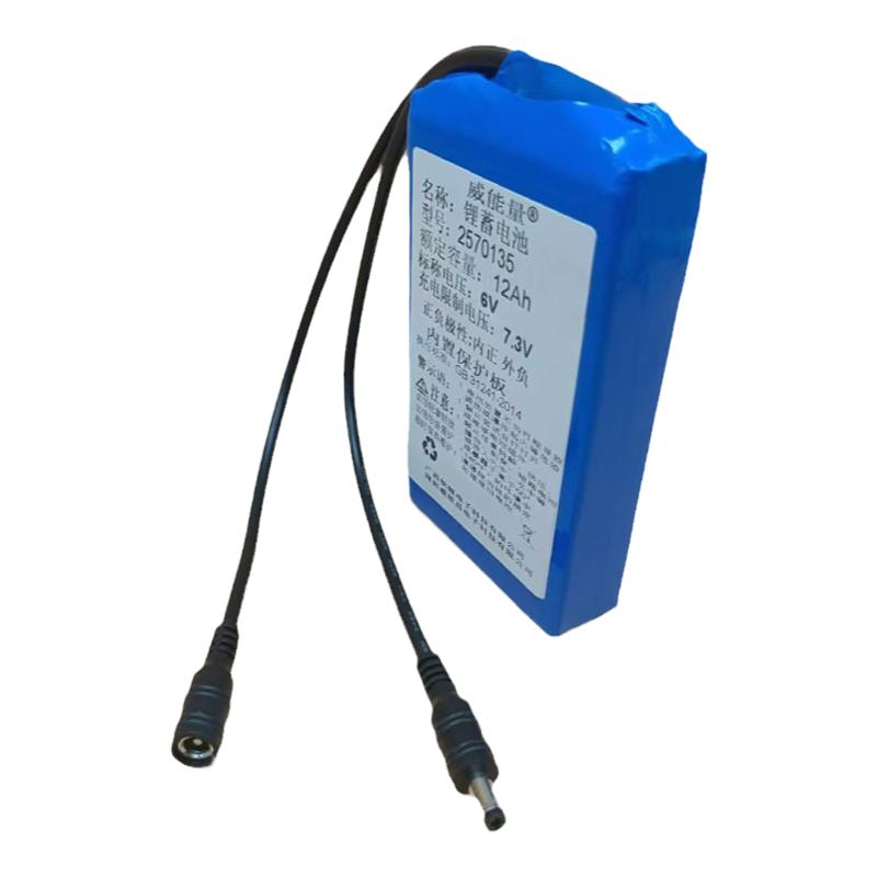 6v12Ah磷酸鐵鋰電池組電子秤門(mén)鎖玩具吊秤大容量6.4V可充電7.3V