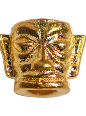 足金手工錾刻古法黄金三星堆