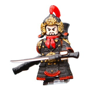 武穆岳飞盔甲兼容中国小人仔大古代士兵宋军铁骑兵边防军铁甲积木