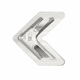 不锈钢弹力组角片门窗配件组角片角码直角连接片自动调平平整钢片