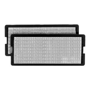 卓达回墨印章4912typo活字印章号码数字组合章英文字母印章手工拼字板印章图案电话号码