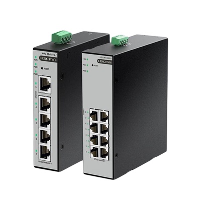 H3C新华三  工业级交换机5口8口网络分流分线器集线器S5F-I以太网转换器S8G-I导轨式宽温IP41级防水防尘S5G-I