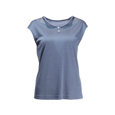 声雨竹2024年春夏新款无袖上衣