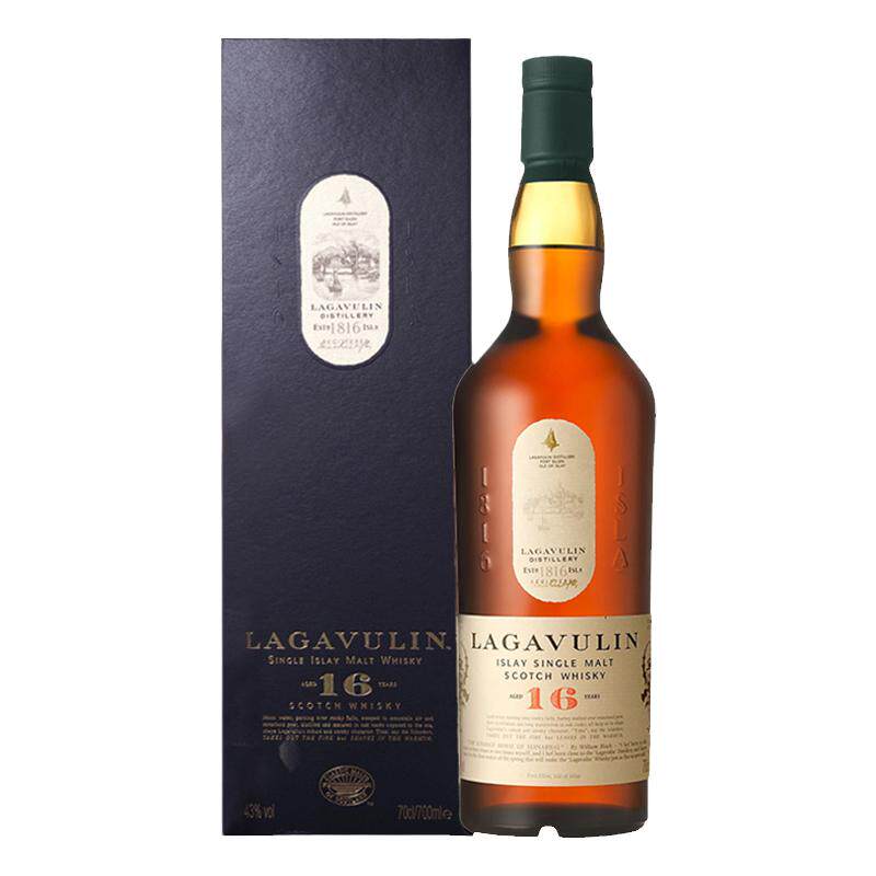 Lagavulin 乐加维林16年拉加维林单一麦芽威士忌进口洋酒700ml