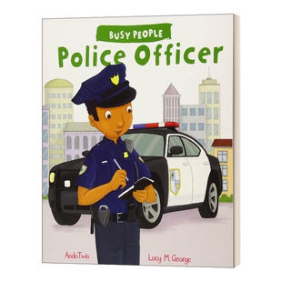 华研原版 忙碌的人们 警察 英文原版绘本 Busy People Police Officer 英文版 进口英语原版书籍