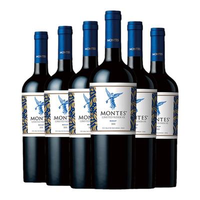 蒙特斯智利蓝天使梅洛红酒
