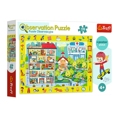 trefl波兰70片观察系列玩具拼图