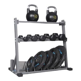 健身房多功能私教小工具收纳储物架壶铃药球奥杆杠铃片架哑铃架子
