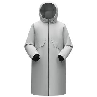 【檀健次同款】美力城防风鹅绒羽绒服保暖厚长款风衣外套男女同款