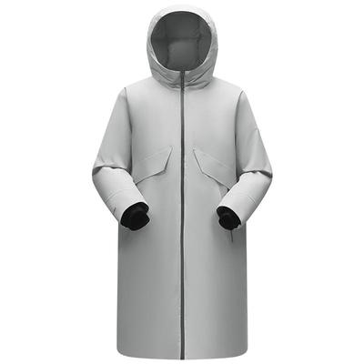 【檀健次同款】美力城防风鹅绒羽绒服保暖厚长款风衣外套男女同款