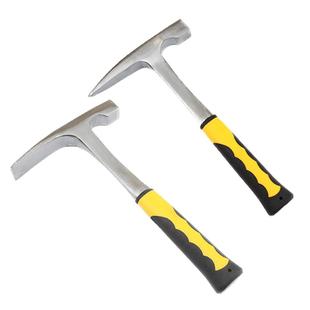 专业地质锤勘探锤多功能尖头一体锤子采石采矿锤勘测鸭嘴锤钣金锤