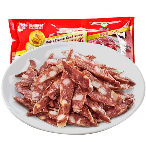 裕昌哈尔滨风干肠东北特产肉肠自然风干即食红肠腊肠香肠东北干肠