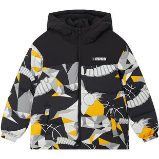 361度童装男童连帽保暖羽绒服2026新款冬季青少年加厚儿童外套