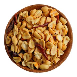海良九味脱油花生米果仁休闲小吃零食花椒味下酒菜去油脱皮花生仁