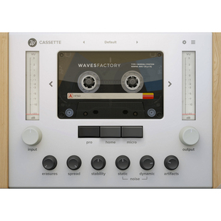 WavesFactory Cassette复古盒式磁带模拟效果器音效插件Win/Mac