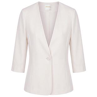 COCOBELLA【美国naia醋酸】高级感白色西服外套正装气质西装