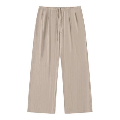 抽绳宽松阔腿长裤柔软松弛现代舞