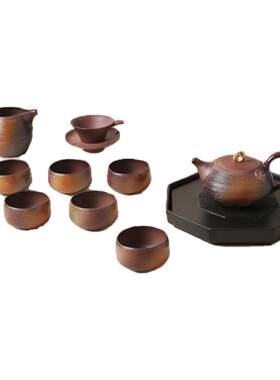 陆宝高端艺术功夫茶具原矿礼盒泡茶壶整套礼盒装乔迁搬家送礼