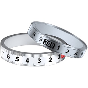 粘贴标尺高精度粘性刻度尺条贴带胶贴纸自粘尺子金属可粘刻度贴尺