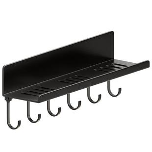 厨房调料置物架免打孔壁挂式调味品用品架墙上收纳神器小型窄架子