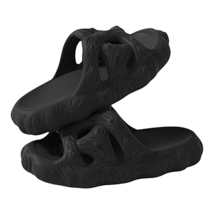 小众树桩纹理厚底男士拖鞋EVA软弹踩屎感增高凉拖鞋创意防滑潮拖