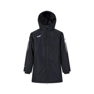 Joma荷马中长款棉衣男秋冬新款户外防风保暖连帽运动棉服跑步外套