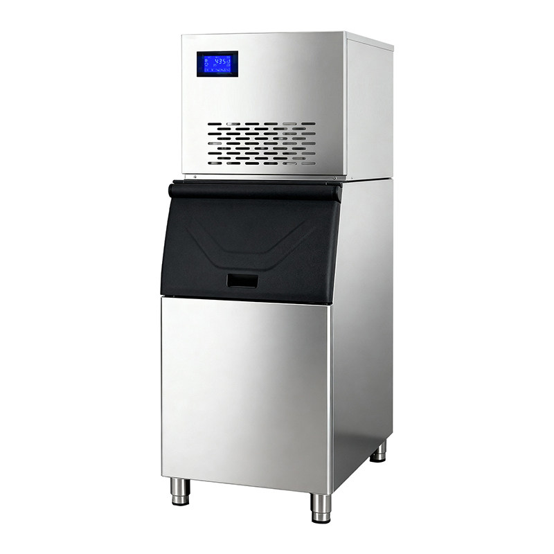 雪花制冰机商用制冰碎冰一体机全自动火锅店200kg海鲜三文鱼刺身
