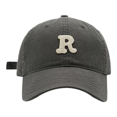 Zien 加大头围R棒球帽男女学生情侣弯檐运动帽子韩版百搭鸭舌帽