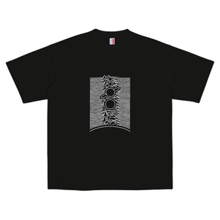 宇宙行星天体 恶搞Joy Division 快乐分裂乐队 趣味图案短袖t恤棉
