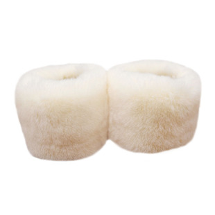 真毛獭兔毛袖口毛毛袖套防风袖口皮草保暖女冬大衣袖护手环套手圈