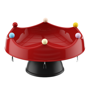 轻奢可沥水果盘带叉子2026新款桌面收纳盘家用茶几干果零食摆放盘