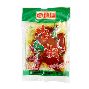 四川盈棚泡红椒二荆条酸辣泡椒袋装辣椒酱腌制泡菜下饭菜220克/袋